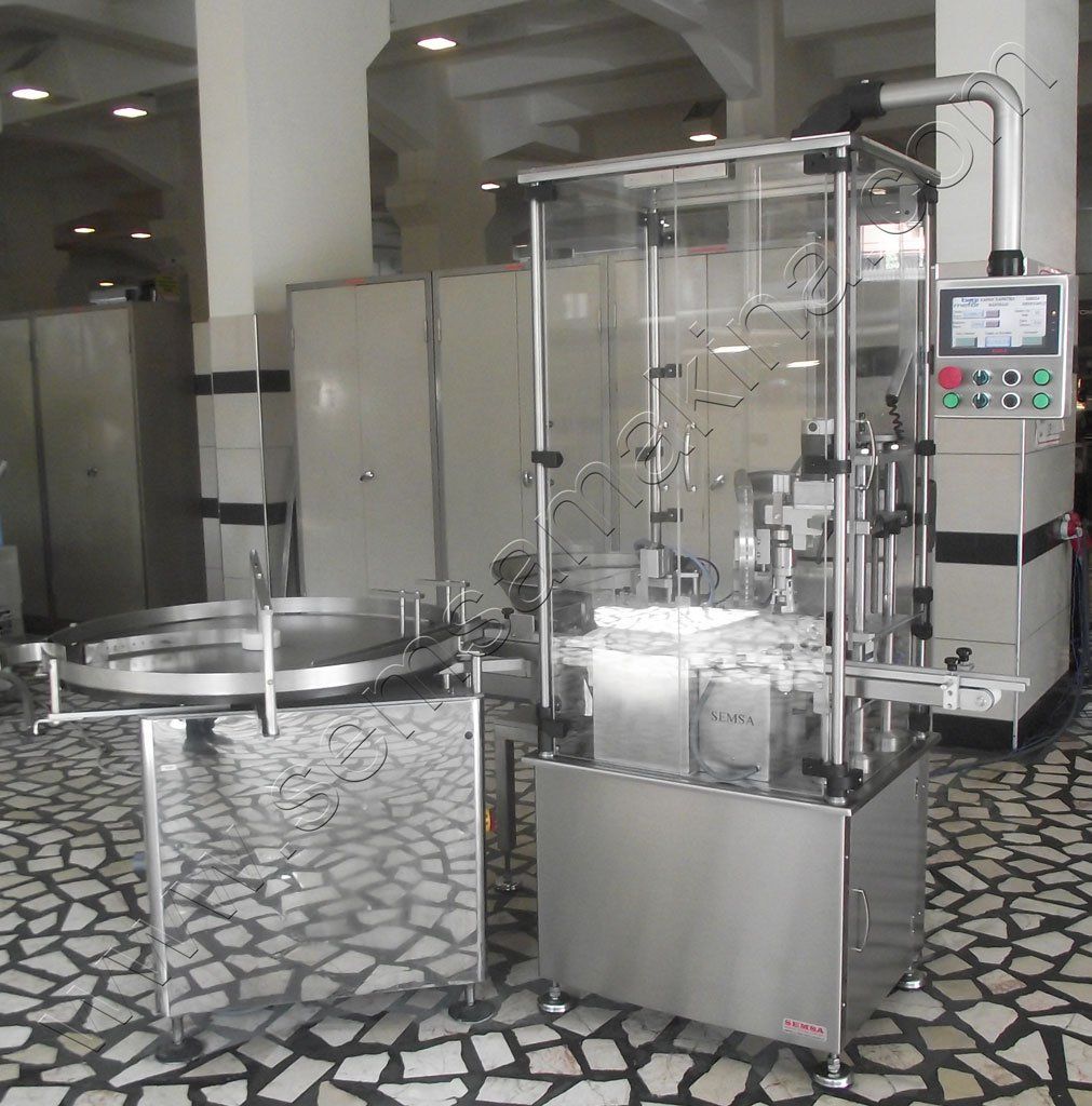 Automatic Inline Linear Screw Capping Machine