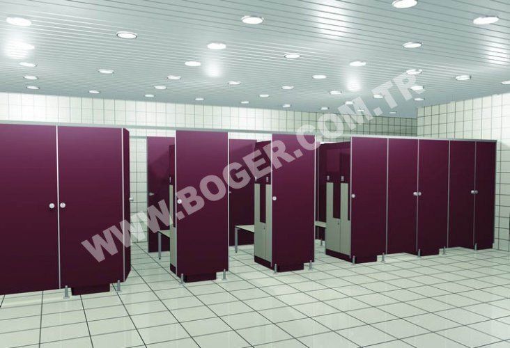 Compact Laminate Locker Room