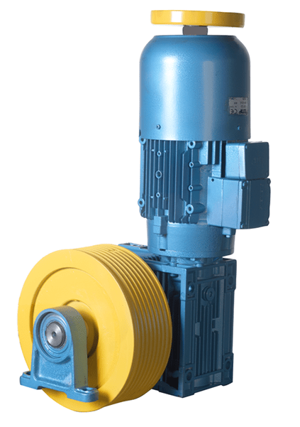 Geared Machine Group, Geared Elevator Motor