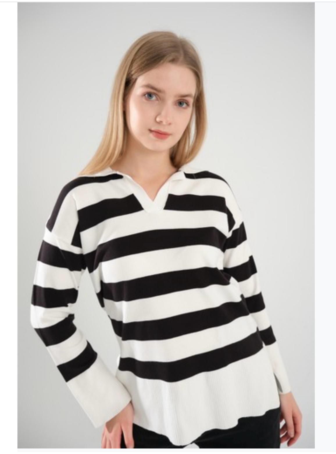 Women's Striped Knitwear Sweater