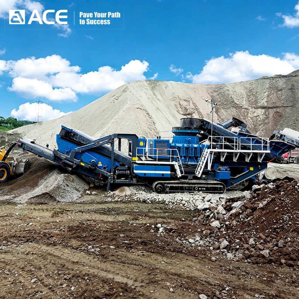 ACE Group AMC300 Paletli Mobil Koni Kırıcı – 100-300 t/s Taşınabilir Madencilik ve Taş Kırma Ekipmanı