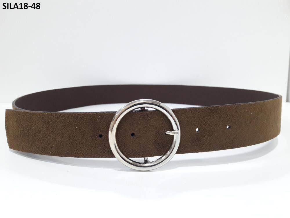 Women's Brown Leather Belt