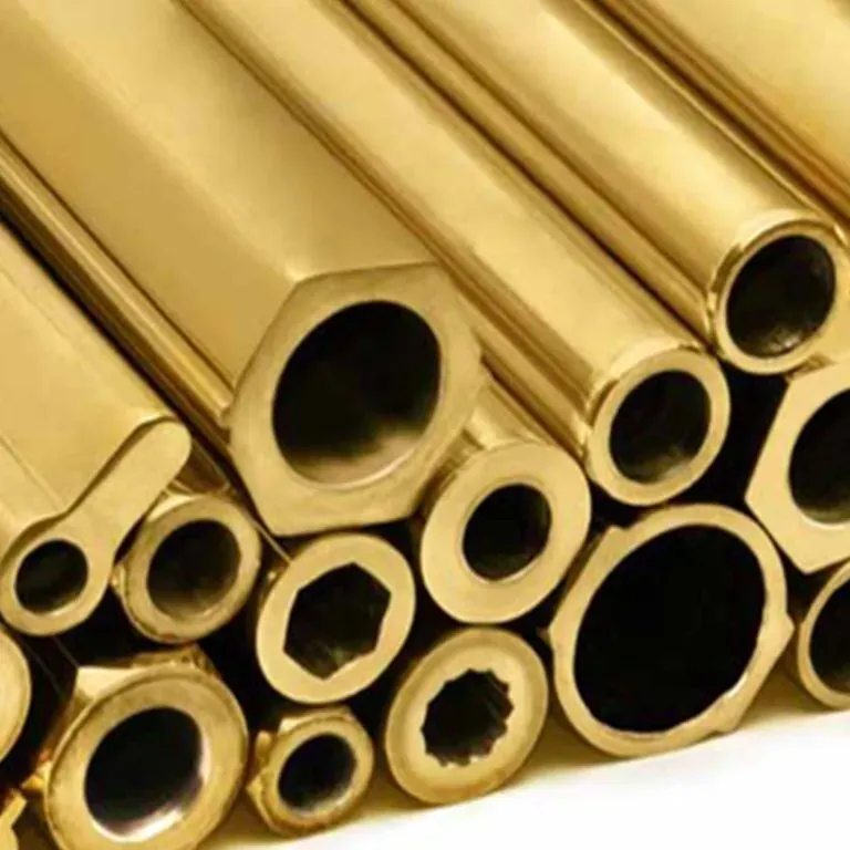 Gold-Colored Hollow Rods and Profiles