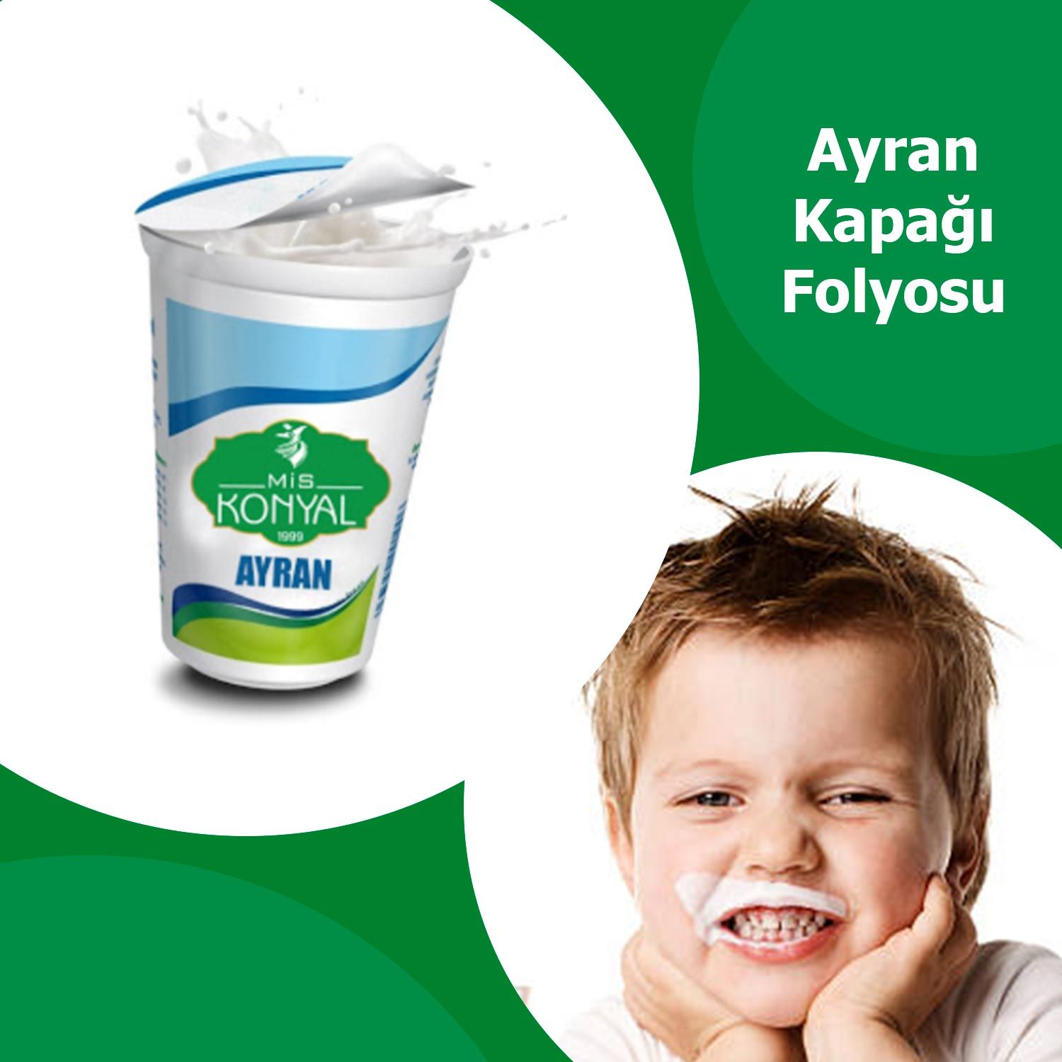 Aluminum Foil Lids for Ayran