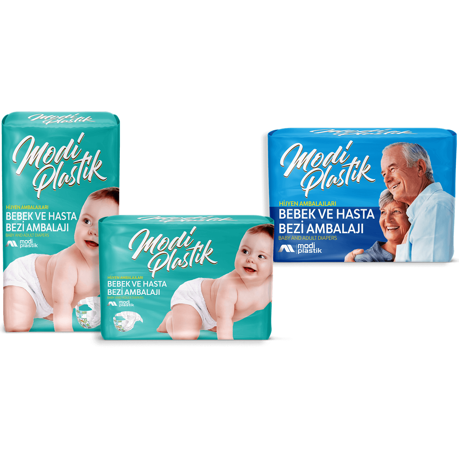 Baby and Adult Diaper Packaging