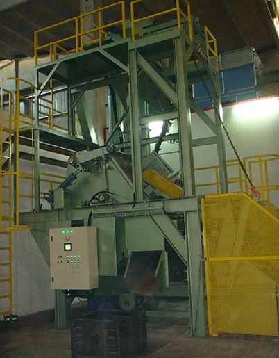 Steel Boiler Sandblasting Machine