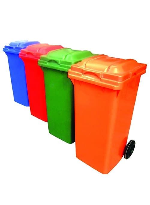 Plastic Garbage Bin with Wheel and Pedal