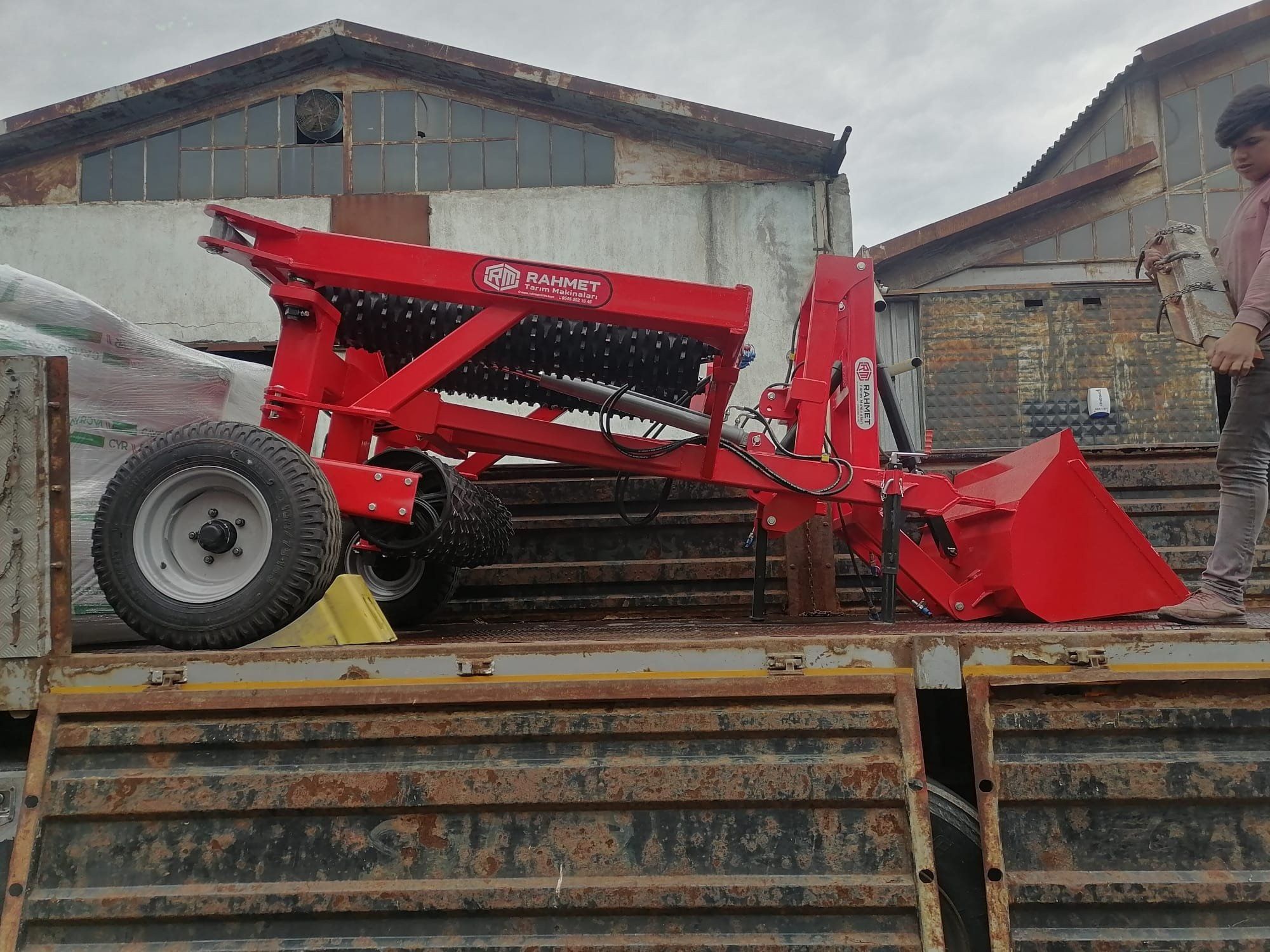 Cultivation Rollers with Bucket