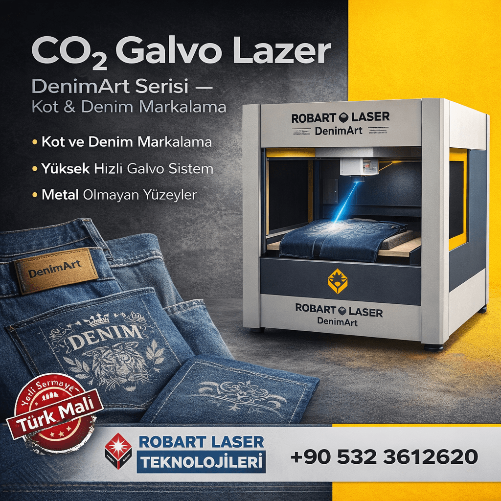 DenimArt Galvo Laser Machine | Denim and Jeans Laser Patterning & Distressing System | Robart Laser