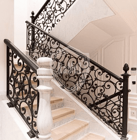 Wrought Iron Stair Railing