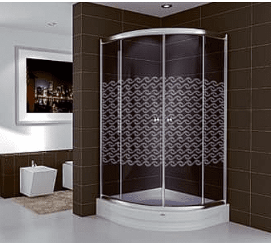 Curved Glass Shower Screen