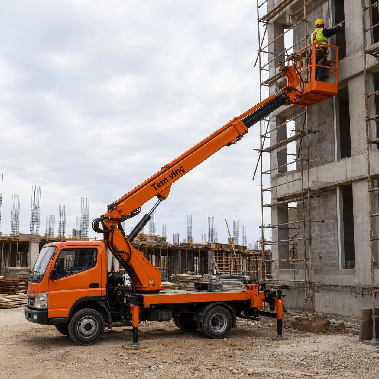 FlexSky 20 Metre Sepetli Vinç