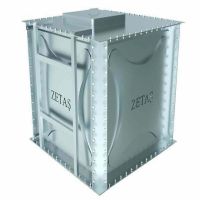 Galvanized modular water tank