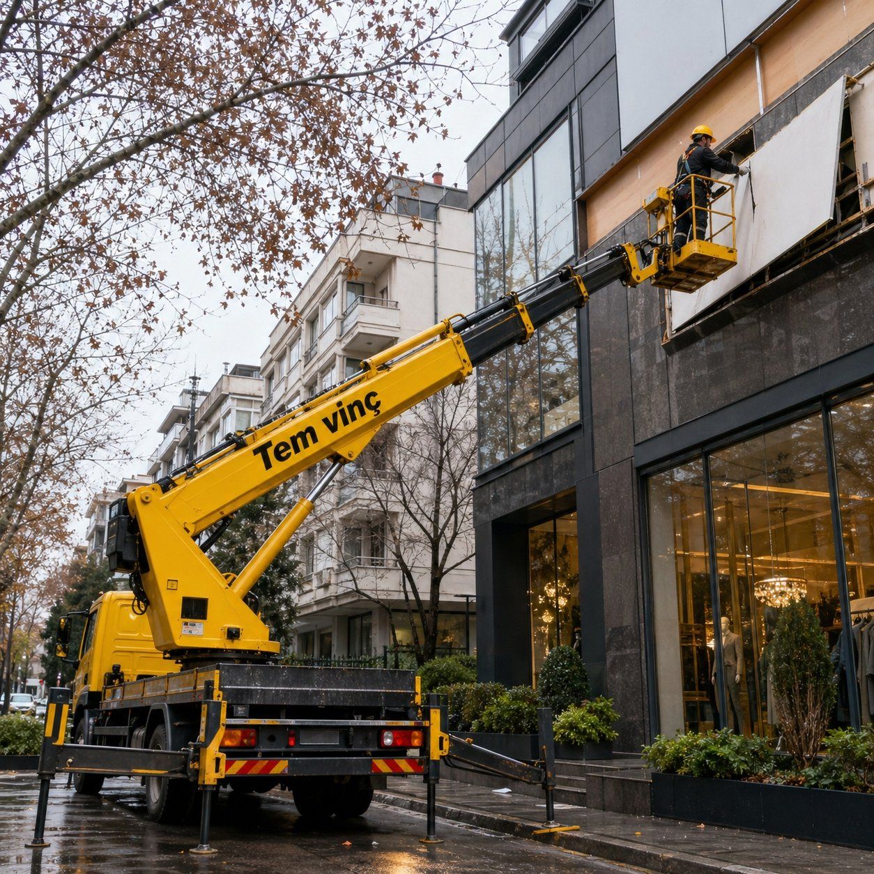 GiantSky 60 Metre Sepetli Vinç