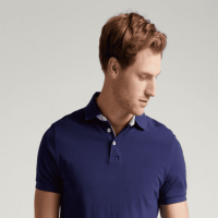 Polo Neck Men's T-Shirt