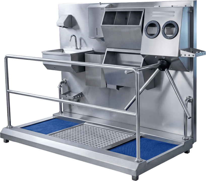 Hygiene Barrier — Footbath, Washbasin, Fully Equipped