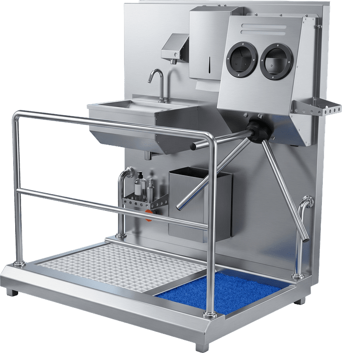 Hygiene Barrier — Footbath, Washbasin, Compact