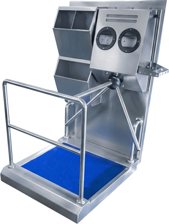 Hygiene Barrier — Footbath, Washbasin, BGM Box