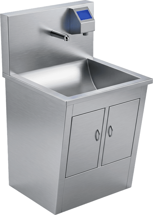 Touchless Sink — Pedestal, 1 Station