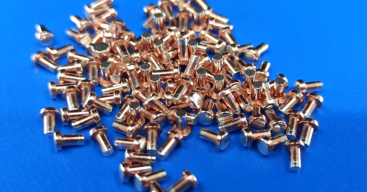 Round Head Copper Solid Rivets Fasteners Hardware Gold