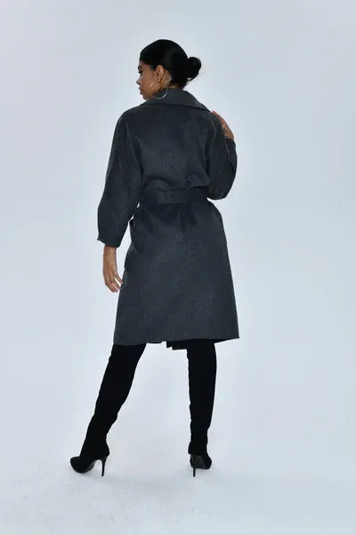 Women's Clothing Long Cashmere Coat