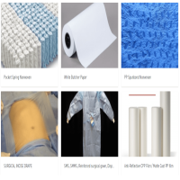 pocket spring nonwoven, white butcher paper, pp spunbond nonwoven, surgical incise drape, sms smms reinforced surgical gown, anti-reflective CPP film