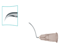 Capsulorhexis Cystotomes Blunt Tip Irrigating Cystotome (Kellan) Cannulas Nucleus Removal CC144 // 0.40 x 22mm 27G CC145 // 0.50 x 22mm 25G  Tip angled toward bevel. Unique blunt tip creates a wide capsular flap. Useful for pear shape capsulotomies.