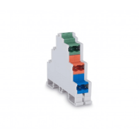5,08mm Rail Type 3 Layered 3 Colored Socket Terminal - 3x2 Pins