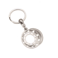 Wheel Metal 3D Keychain