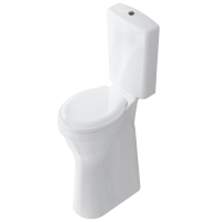 Physically Disabled Toilet | Disabled Bottom Outlet WC + Cistern + Single Stage Inner Set