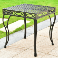 International Caravan Segovia Iron Outdoor End Table