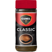 Camel Classic Coffee Glass Jar 100g Square