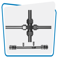 Connection pipes for greenhouses