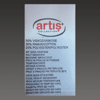 Washing Instruction Label Printing Service