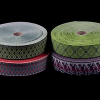 Woven printed elastic band