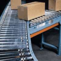 Lineshaft roller conveyor