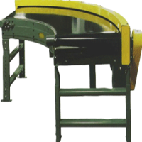 PVC Belt Turning Conveyor Curved Conveying Machine