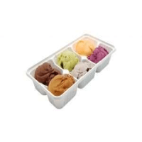 Food Containers | Ice Cream Container | 6 SECTION ICE CREAM CONTAINER