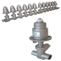 DN 20 - DN 25 STAINLESS STEEL ON-OFF PNEUMATIC CONTROLLED COLLECTOR VALVE