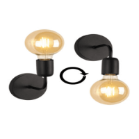 Mosso Sconce 2 Pieces Black