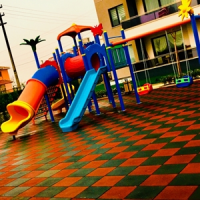 Playground SBR Tile Rubber floor coverings