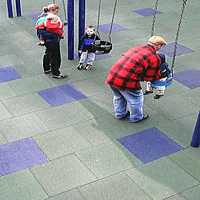 EPDM tile rubber floor coverings