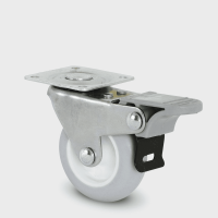 50 mm Single Row Ball Brake Furniture Casters