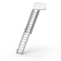 Aluminum Industrial Sliding Fire Ladder