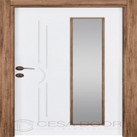 PVC Guillotine Glass Door