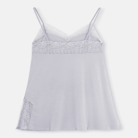 Blue Strap Lace Detailed Modal Nightgown