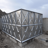 PRISMATIC MODULAR STAINLESS AND GALVANIZED WATER TANKS