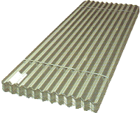 Corrugated galvanized sheet