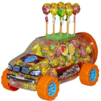 Car Toy Ping-Pong Gummy Lollipop