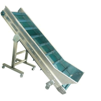 Inclined PVC conveyor